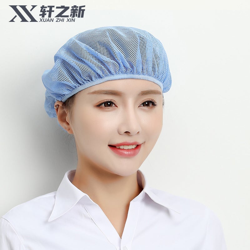 Xuan'S New Chef Hat Women'S Kitchen Anti-Hair Workshop Work Hat Kitchen Factory Canteen Catering - Image 1